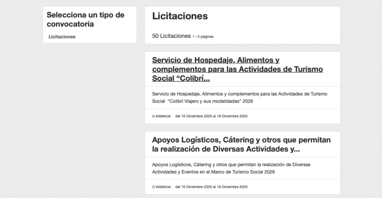 Calendario de licitaciones turísticas 2026 de la Secretaría de Turismo de Ciudad de México para proveedores de servicios