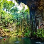Turistas internacionales llegando al Aeropuerto Internacional de Cancún en enero de 2026, reflejando el récord histórico de visitantes en México