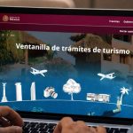 Ventanilla de Trámites de Turismo: pantalla de la plataforma digital con opciones de registro